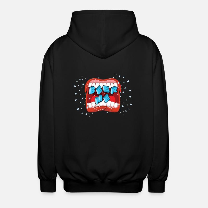 Beer Me - Unisex Hooded Jacket - black