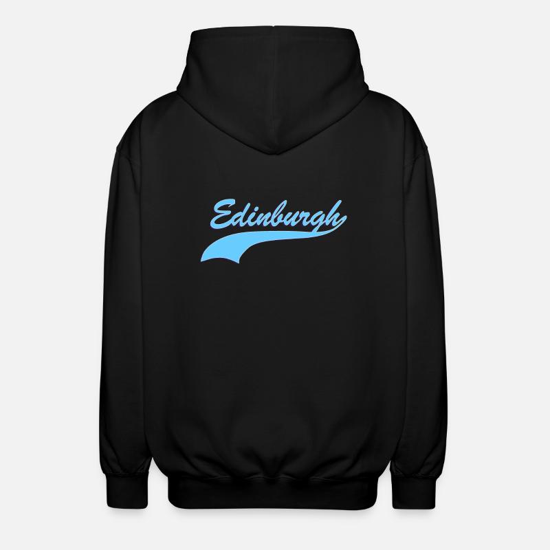 Edinburgh - Unisex Kapuzenjacke - Schwarz