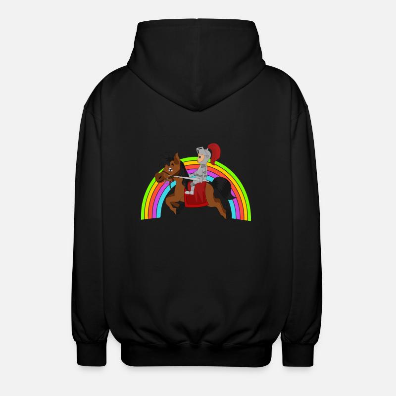 Ritter Knight - Unisex Kapuzenjacke - Schwarz
