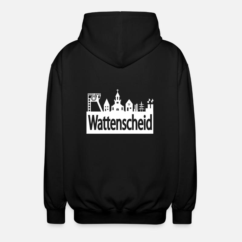 Skyline Wattenscheid - Unisex Hooded Jacket - black