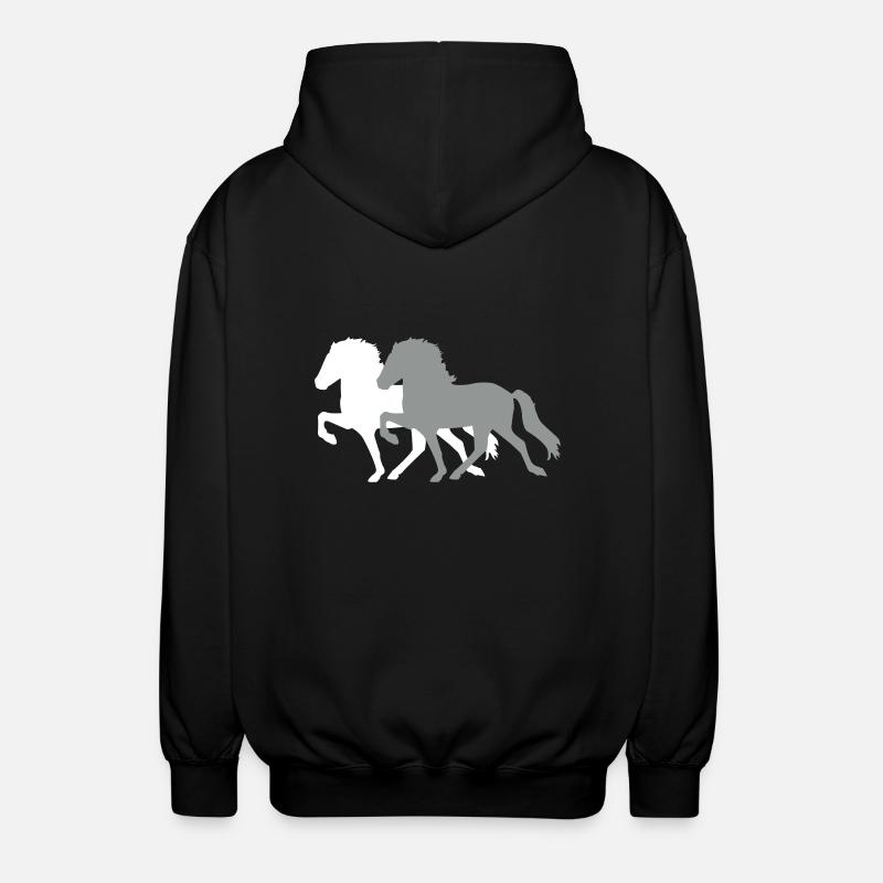 Tölter - Unisex Kapuzenjacke - Schwarz