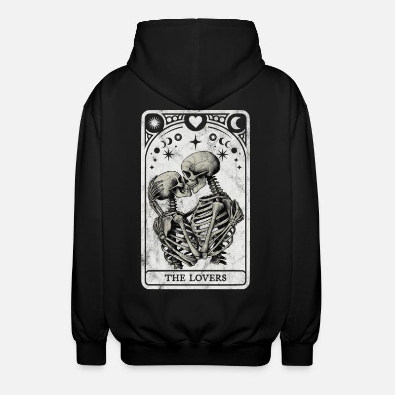 Le Tarot des Amoureux - Veste à capuche unisexe - noir