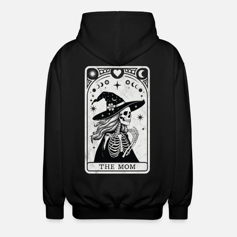 Tarot-Mama - Unisex Kapuzenjacke - Schwarz