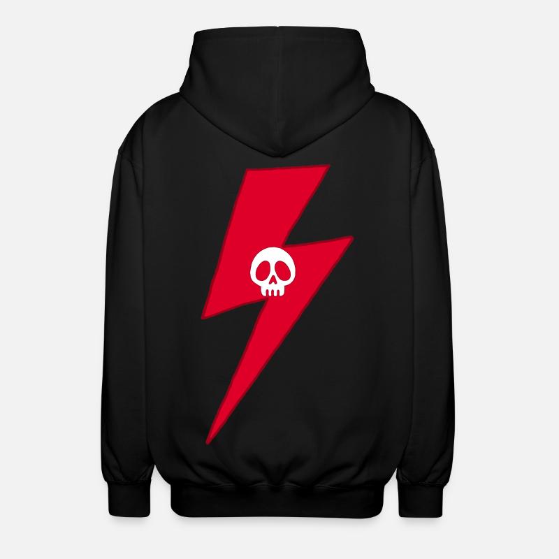 Red Skull Blitz - Unisex Kapuzenjacke - Schwarz