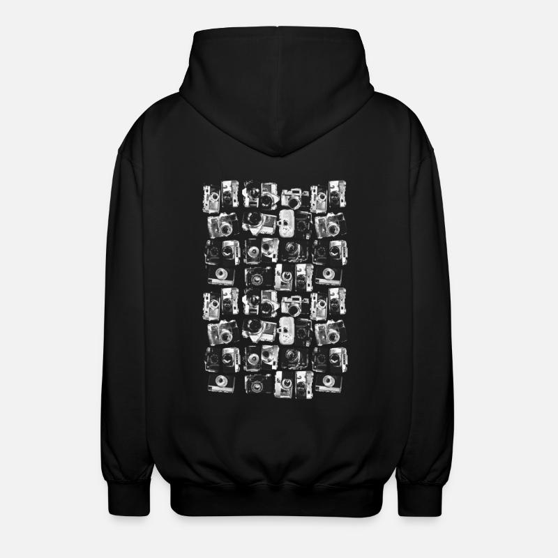 caméras classiques - Veste à capuche unisexe - noir
