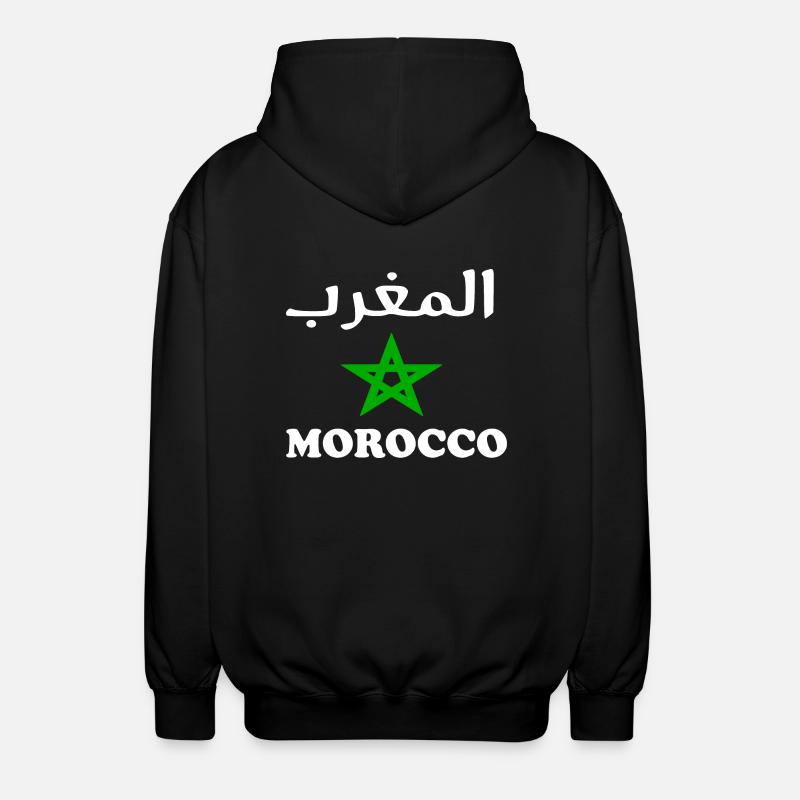 Le maroc - Veste à capuche unisexe - noir