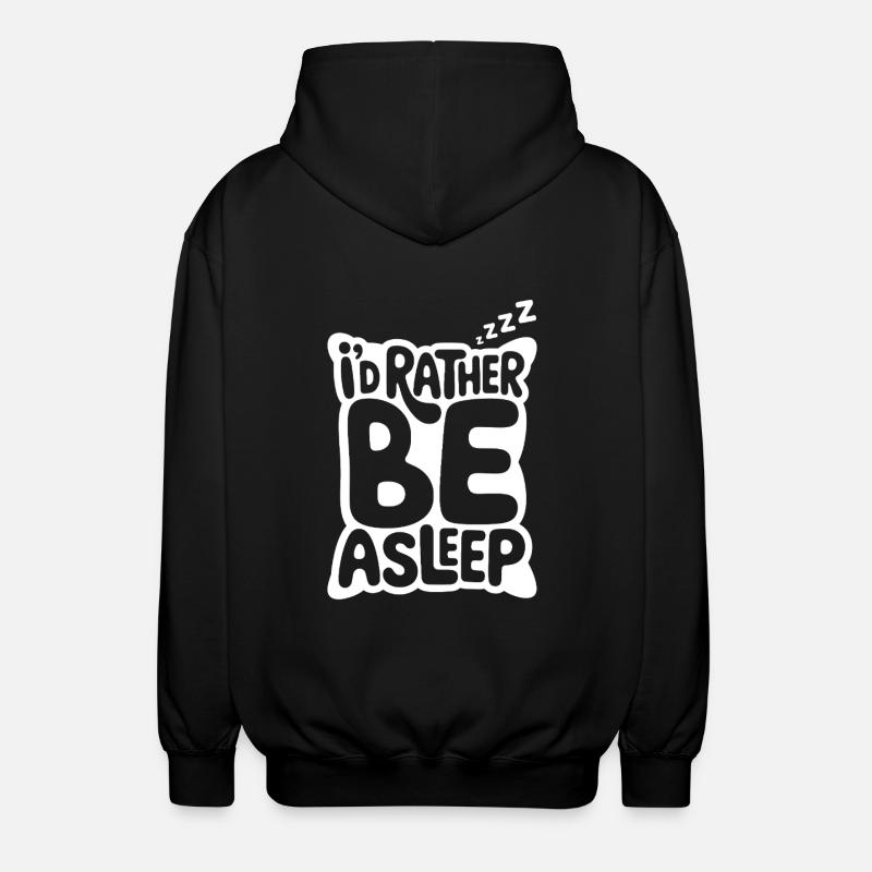 Je préfère dormir - Veste à capuche unisexe - noir