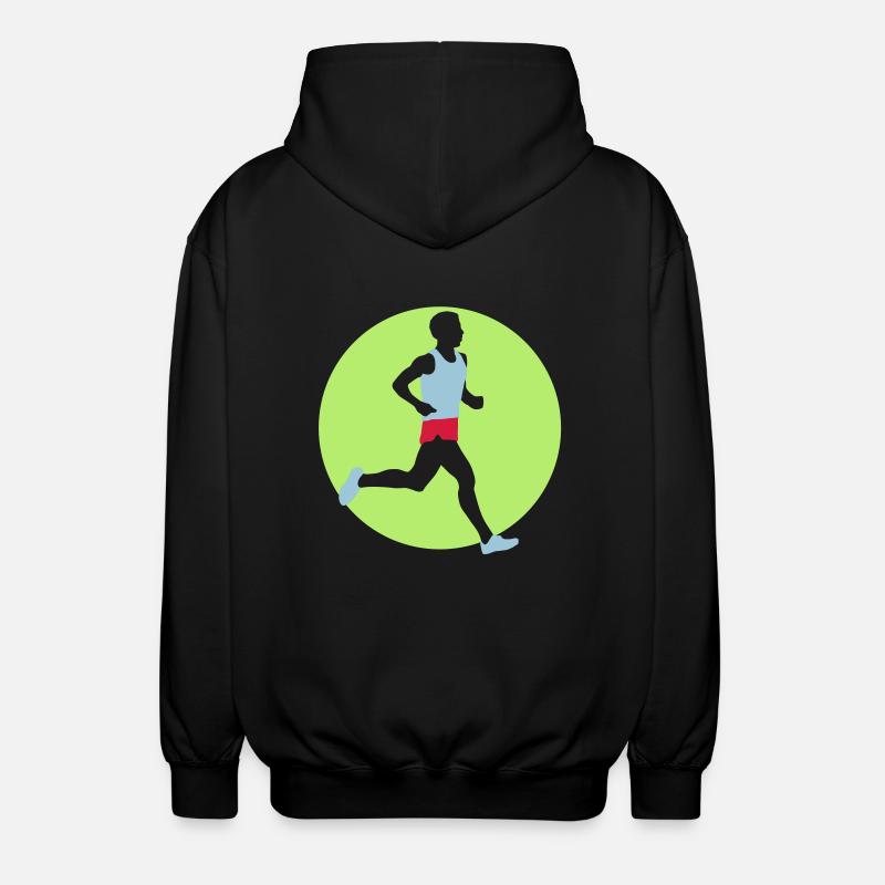 running_man_022013_a_3c - Veste à capuche unisexe - noir