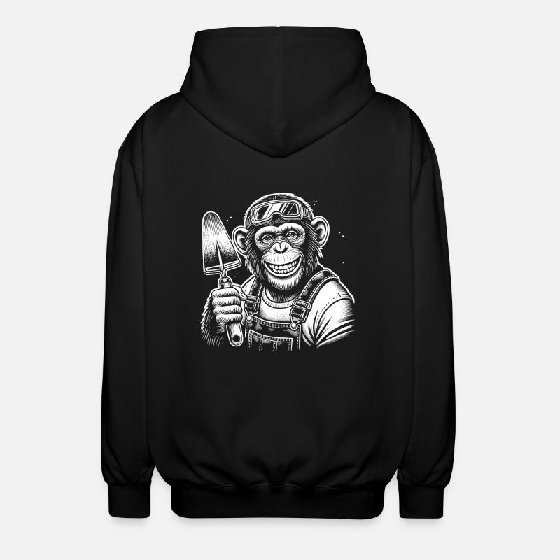 Maurer - Unisex Kapuzenjacke - Schwarz