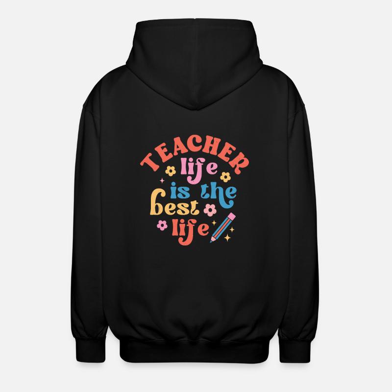 Enseignant - Veste à capuche unisexe - noir