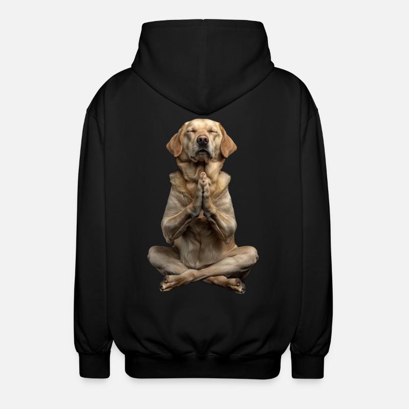 Labrador Retriever - Unisex Hooded Jacket - black