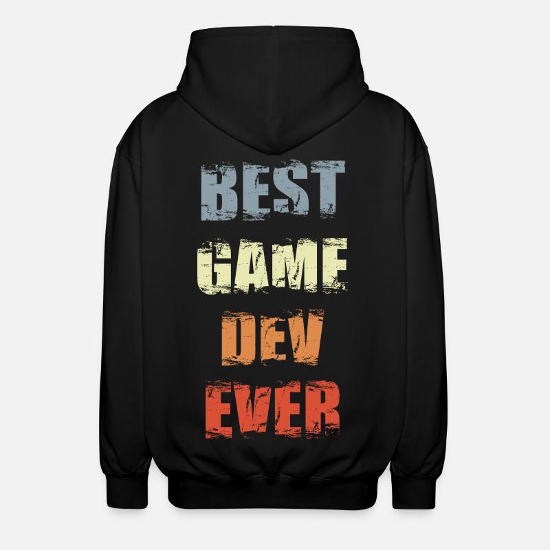Motivation game development - Unisex Hooded Jacket - black