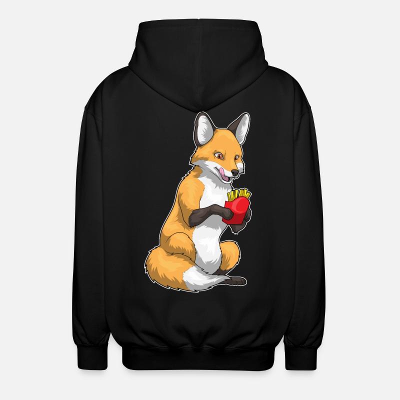 Frites Fuchs - Veste à capuche unisexe - noir