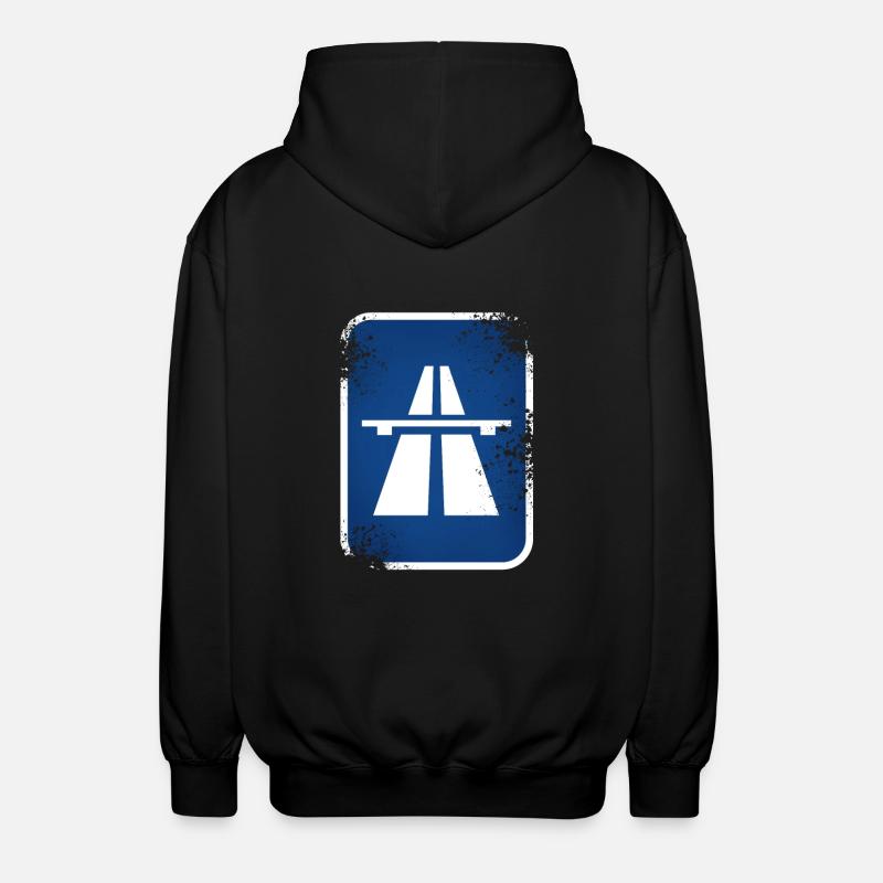 AUTOBAHN - Unisex Kapuzenjacke - Schwarz