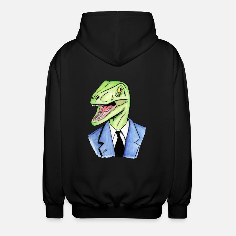 Reptiloid - Unisex Kapuzenjacke - Schwarz