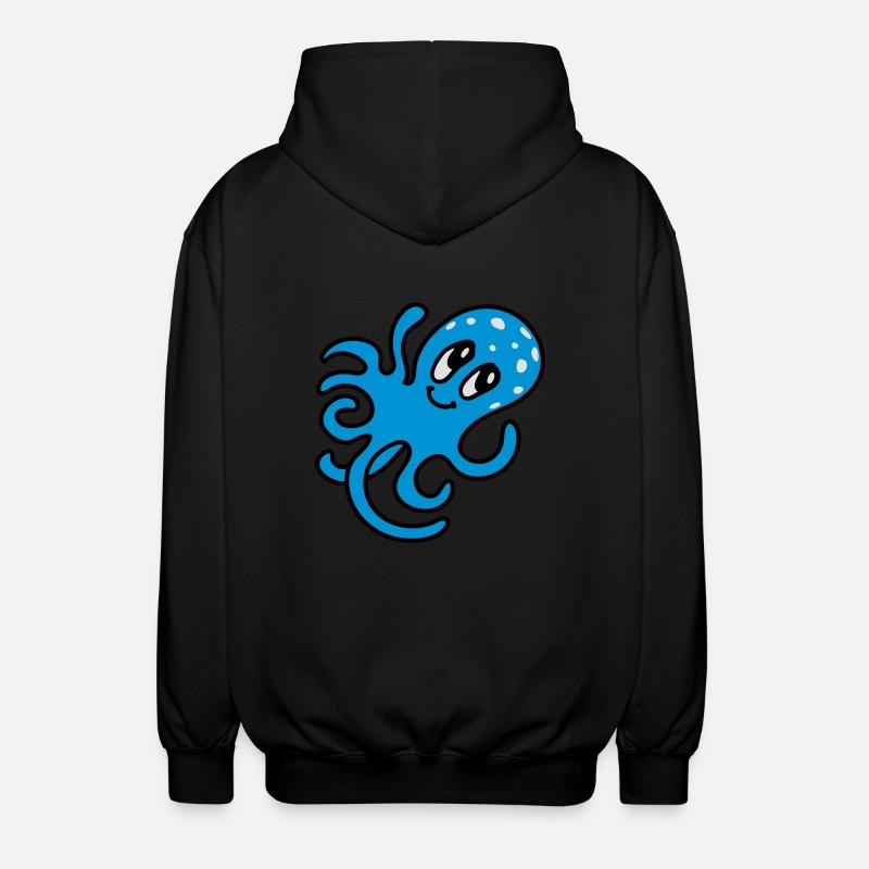 Octopus - Octopus 3 - Veste à capuche unisexe - noir
