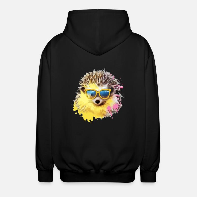 Zizo le hérisson - Veste à capuche unisexe - noir