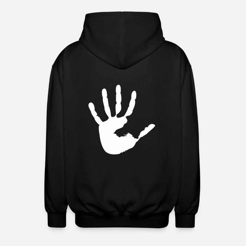 main - Veste à capuche unisexe - noir