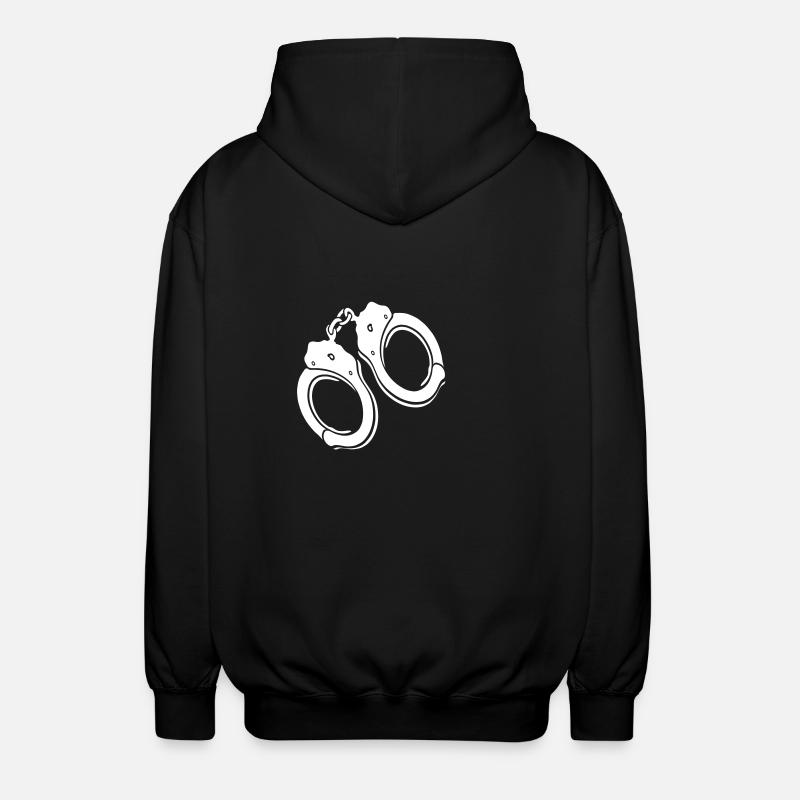 menottes - Veste à capuche unisexe - noir