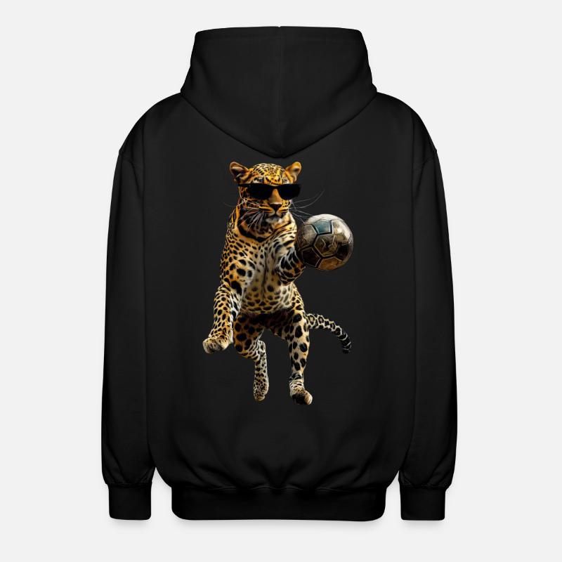 Léopard - Veste à capuche unisexe - noir