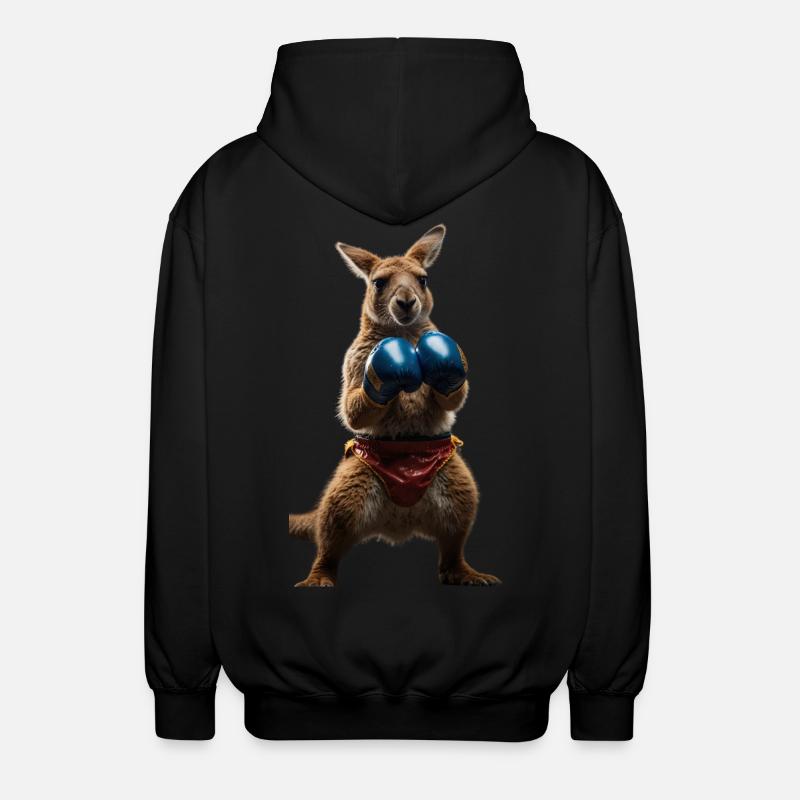 Kangourou de boxe - Veste à capuche unisexe - noir