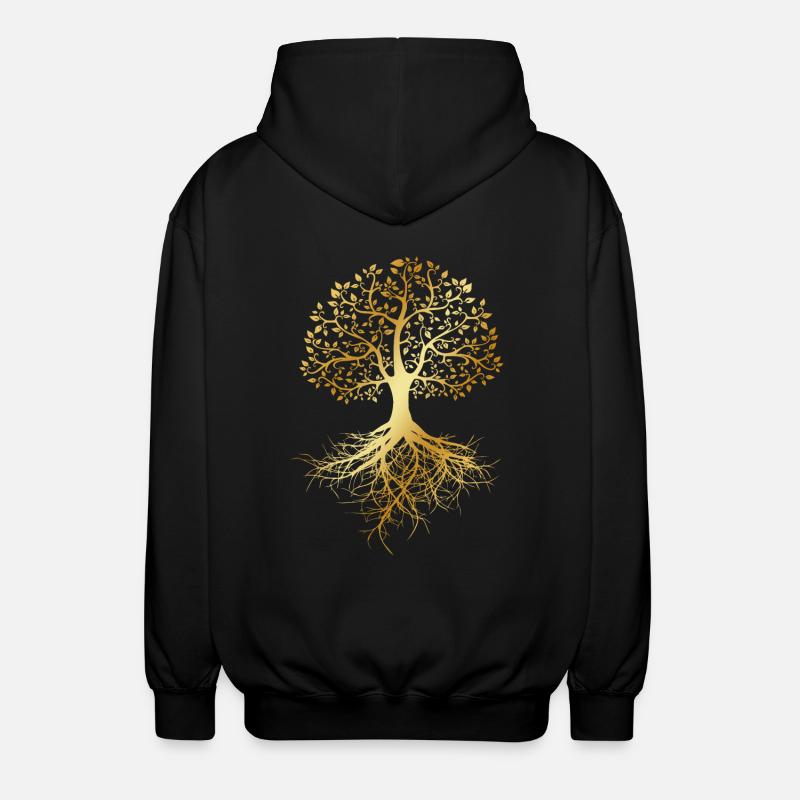 Arbre de vie - Veste à capuche unisexe - noir