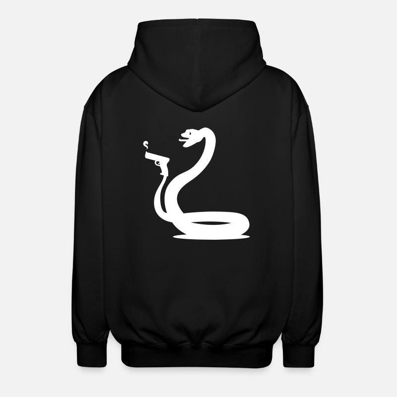drôle de serpent - Veste à capuche unisexe - noir