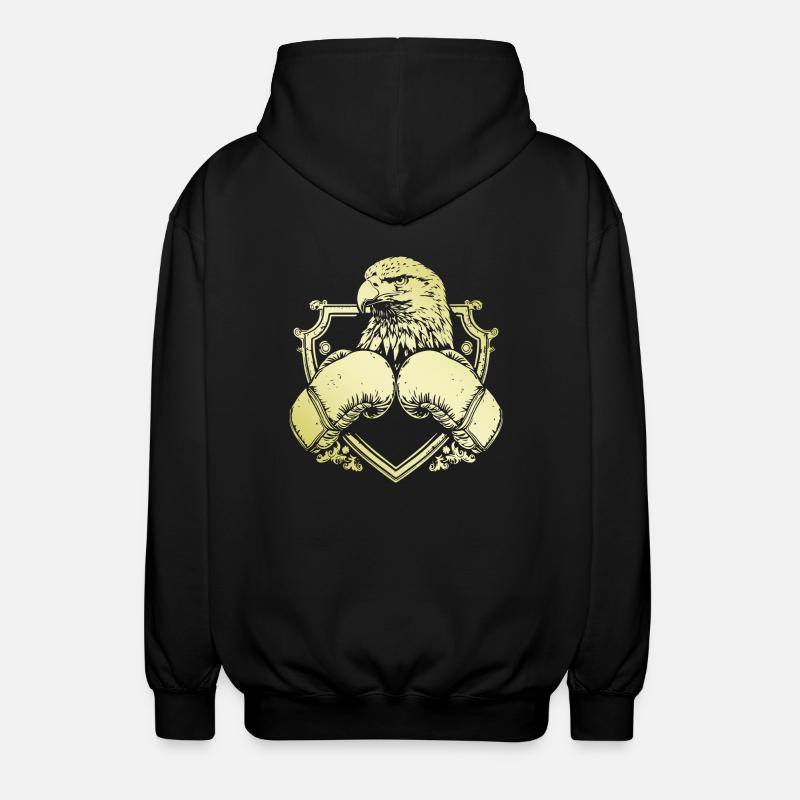 Eagle Boxer - Veste à capuche unisexe - noir