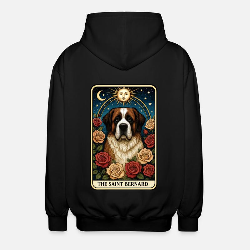 Bernhardiner - Unisex Kapuzenjacke - Schwarz