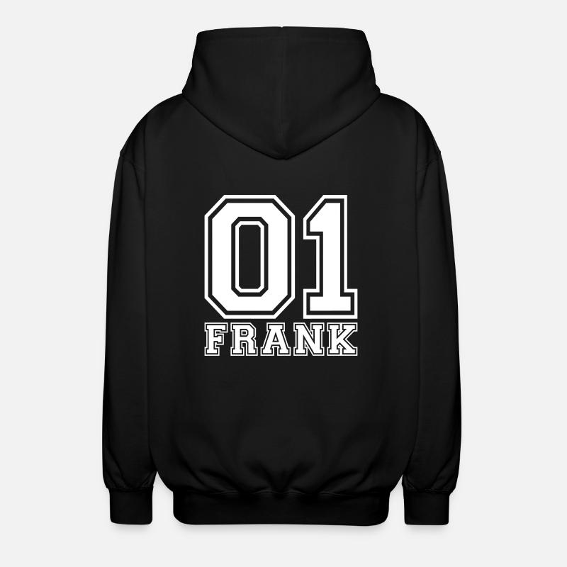 Frank - Nom - Veste à capuche unisexe - noir