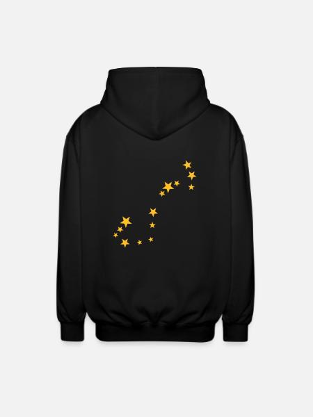 Skorpion Sternbild - Unisex Kapuzenjacke - Schwarz