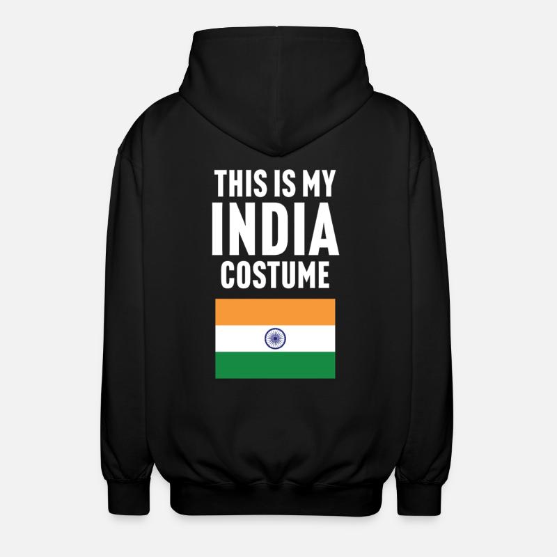 C’est mon costume d’Inde - Veste à capuche unisexe - noir