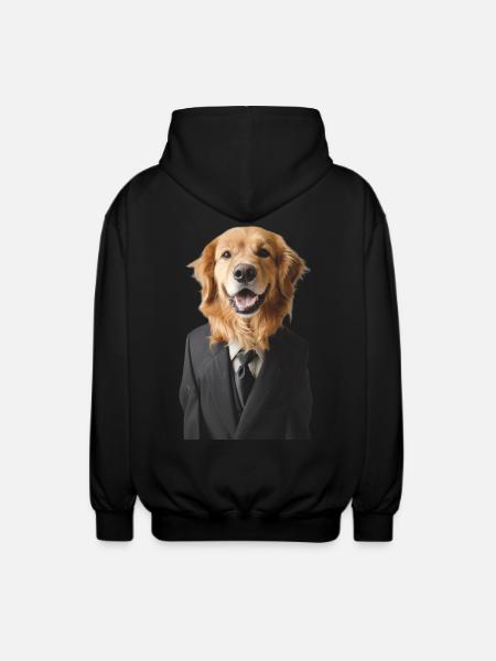 Chien - Veste à capuche unisexe - noir