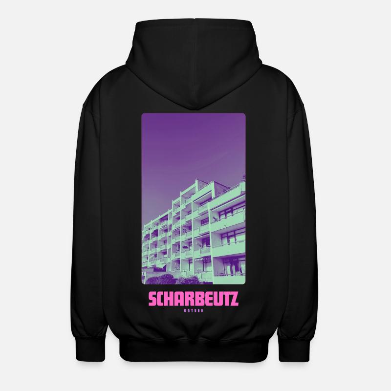 Scharbeutz Ostsee - Unisex Kapuzenjacke - Schwarz