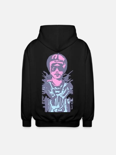 motarde - Veste à capuche unisexe - noir