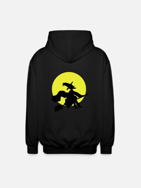 Hexe - Unisex Kapuzenjacke - Schwarz