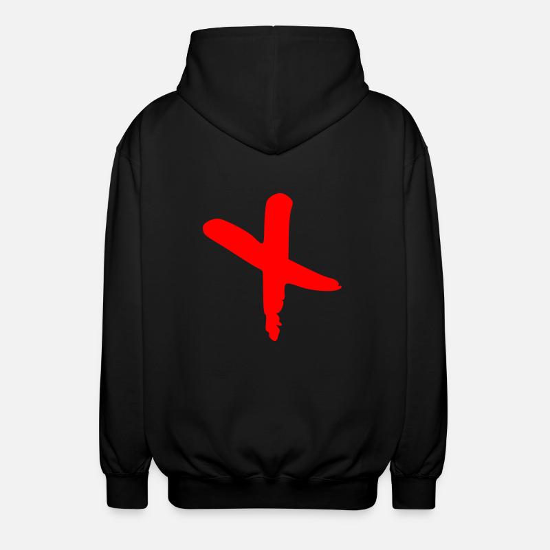 Intersection - Veste à capuche unisexe - noir