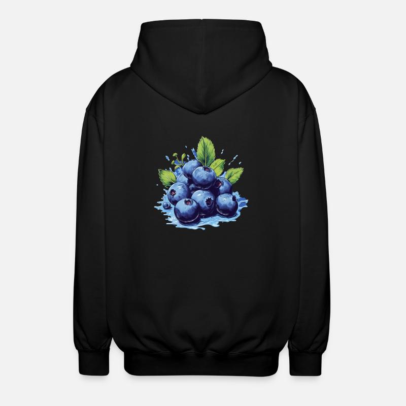Myrtille - Veste à capuche unisexe - noir