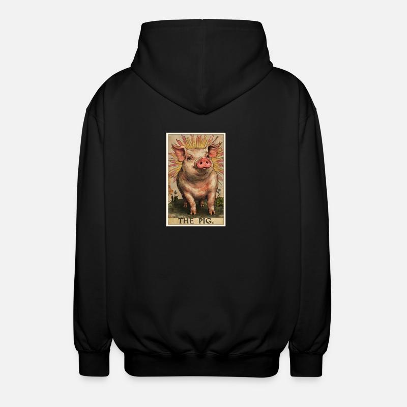 Cochon Cochon - Veste à capuche unisexe - noir