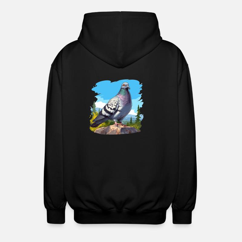 Pigeons Pigeon - Veste à capuche unisexe - noir