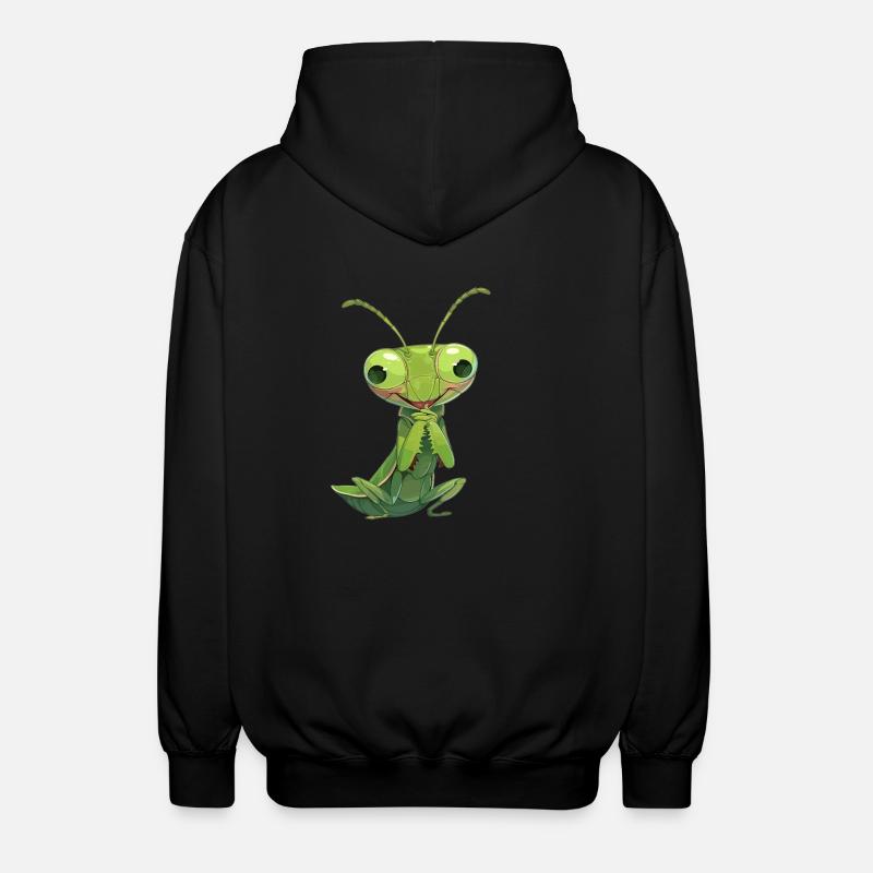 Gottesanbeterinnenen Gottesanbeterin - Unisex Kapuzenjacke - Schwarz