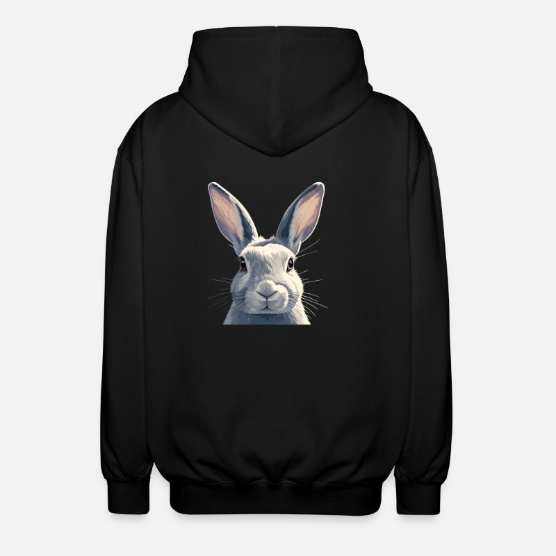 Bunny Bunny - Unisex Hooded Jacket - black