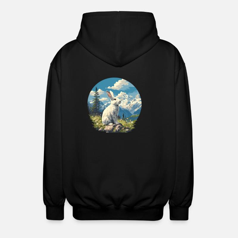 Lapin Lapin - Veste à capuche unisexe - noir