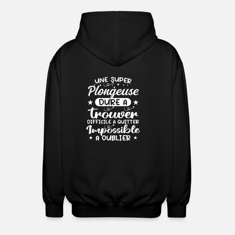 Ein Super Diver - Diver Geschenk - Unisex Kapuzenjacke - Schwarz