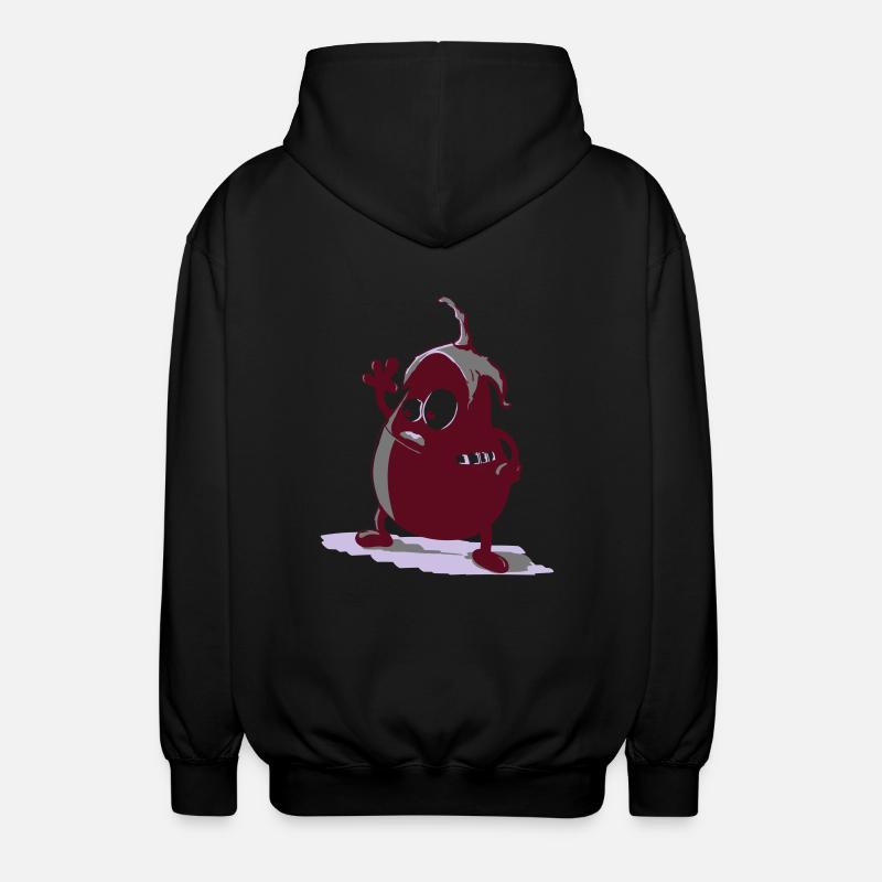 monster - Unisex Hooded Jacket - black
