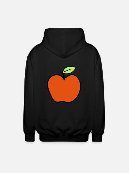 apple1 - Unisex Hooded Jacket - black