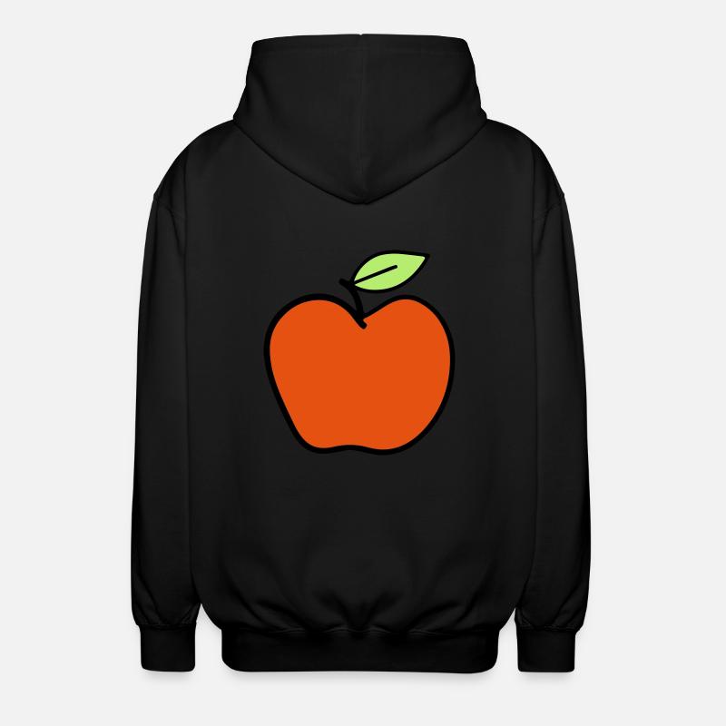 apple1 - Unisex Kapuzenjacke - Schwarz