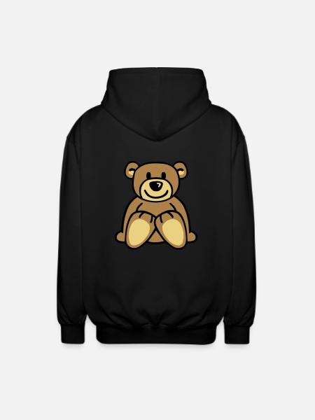 Teddy - Unisex Hooded Jacket - black