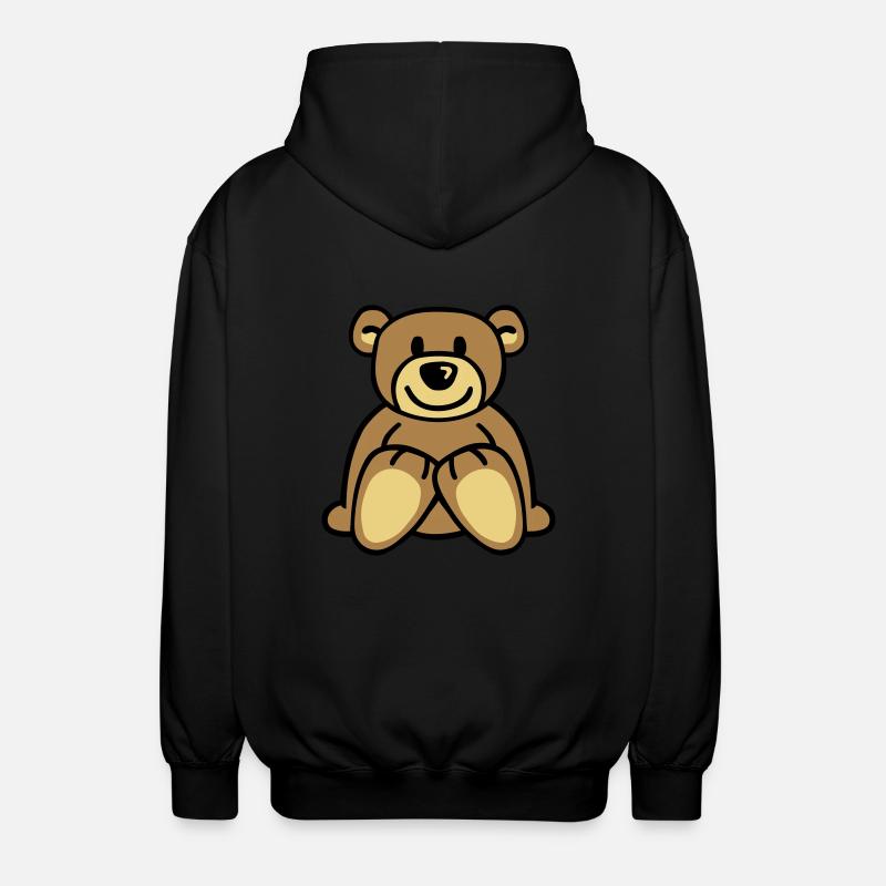 Teddy - Unisex Kapuzenjacke - Schwarz