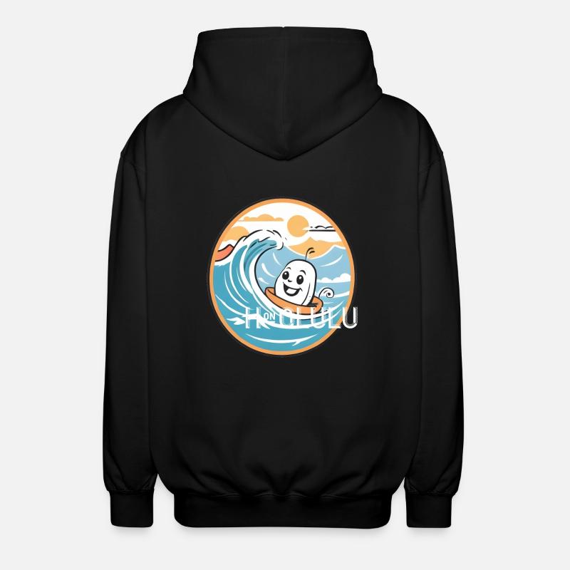 Honolulu Hawaii USA Geschenk Geschenkidee - Unisex Kapuzenjacke - Schwarz